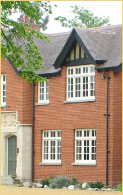 Restored sash windows