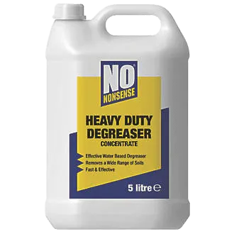 degreaser to clean the window frames