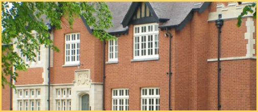 Restored sash window detail