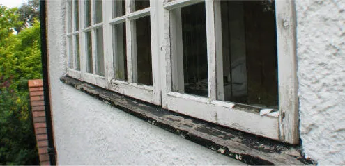 Sash window restoration project